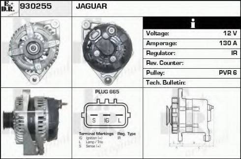 EDR 930255 - Генератор autocars.com.ua