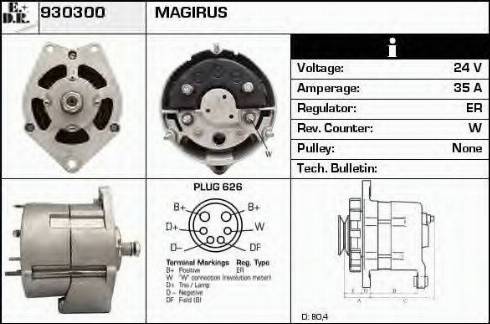 EDR 930300 - Генератор autocars.com.ua