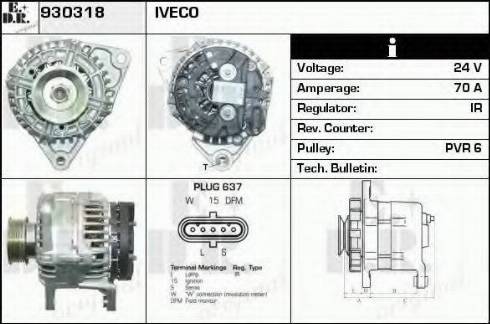 EDR 930318 - Генератор autocars.com.ua