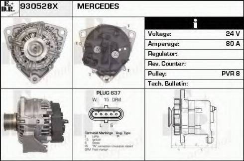 EDR 930528X - Генератор autocars.com.ua