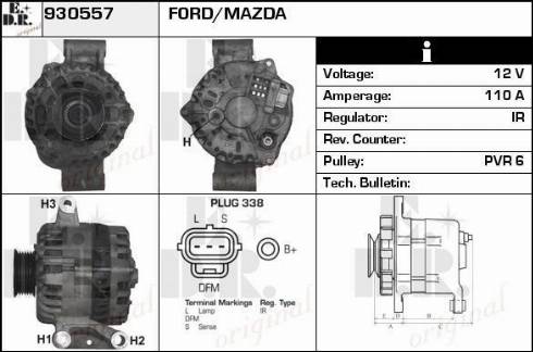 EDR 930557 - Генератор autocars.com.ua