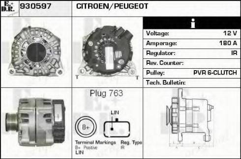 EDR 930597 - Генератор autocars.com.ua