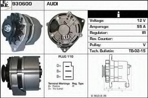 EDR 930600 - Генератор avtokuzovplus.com.ua