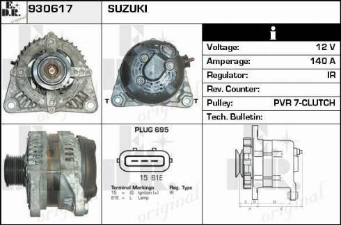 EDR 930617 - Генератор avtokuzovplus.com.ua