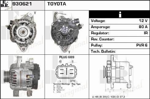 EDR 930621 - Генератор autocars.com.ua