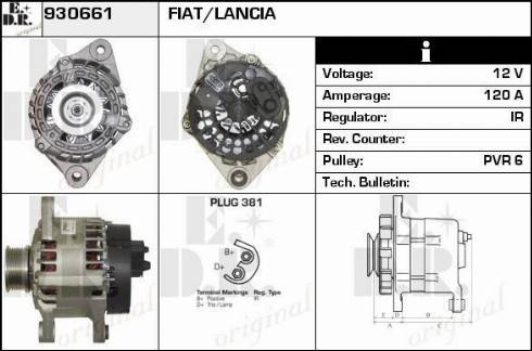 EDR 930661 - Генератор autocars.com.ua