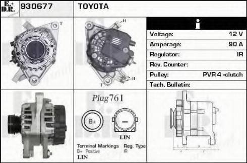 EDR 930677 - Генератор autocars.com.ua