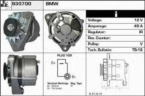 EDR 930700 - Генератор autocars.com.ua