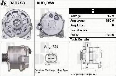 EDR 930703 - Генератор autocars.com.ua