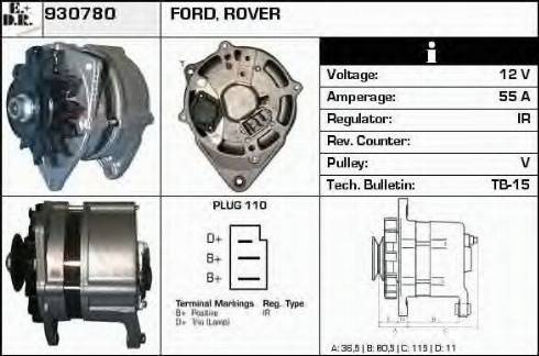 EDR 930780 - Генератор autodnr.net