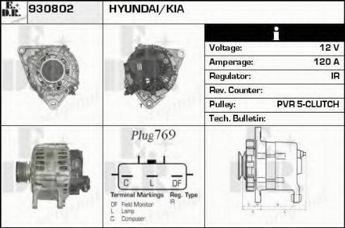 EDR 930802 - Генератор autocars.com.ua