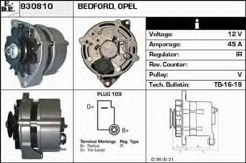 EDR 930810 - Генератор autocars.com.ua