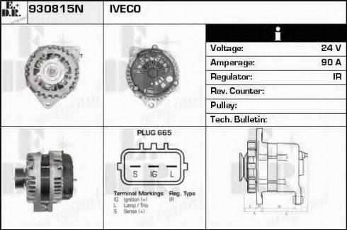 EDR 930815N - Генератор avtokuzovplus.com.ua