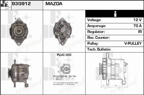 EDR 930912 - Генератор autocars.com.ua