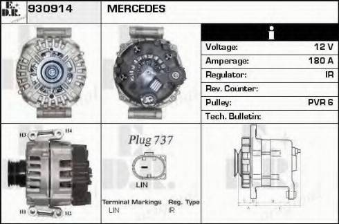 EDR 930914 - Генератор autocars.com.ua