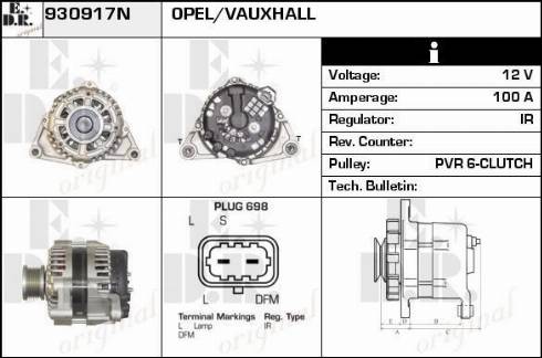 EDR 930917N - Генератор autocars.com.ua