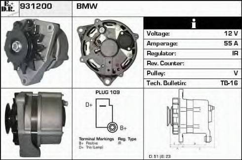 EDR 931200 - Генератор autocars.com.ua