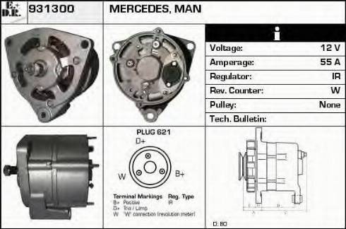 EDR 931300 - Генератор autocars.com.ua