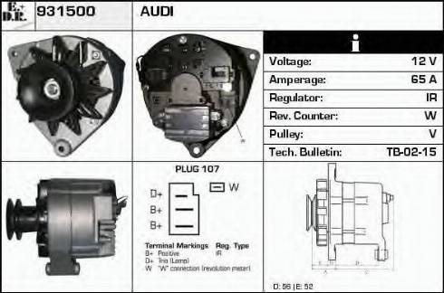 EDR 931500 - Генератор autocars.com.ua