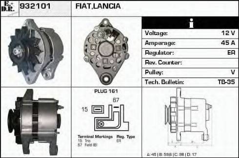 EDR 932101 - Генератор autocars.com.ua