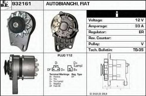 EDR 932161 - Генератор autocars.com.ua