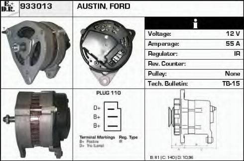 EDR 933013 - Генератор autocars.com.ua