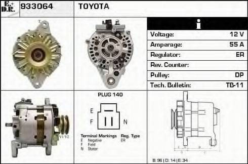 EDR 933064 - Генератор autocars.com.ua