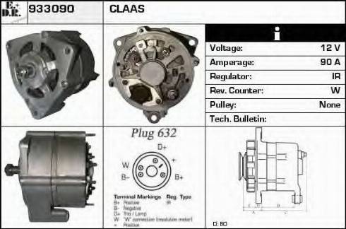 EDR 933090 - Генератор avtokuzovplus.com.ua