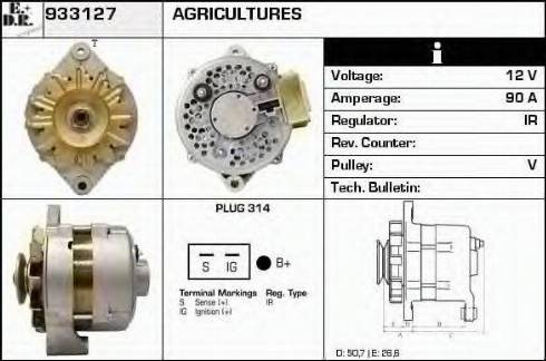 EDR 933127 - Генератор autocars.com.ua