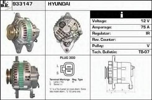 EDR 933147 - Генератор autocars.com.ua