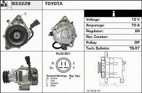 EDR 933228 - Генератор autocars.com.ua