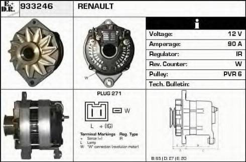 EDR 933246 - Генератор autocars.com.ua