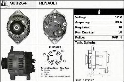 EDR 933264 - Генератор autocars.com.ua