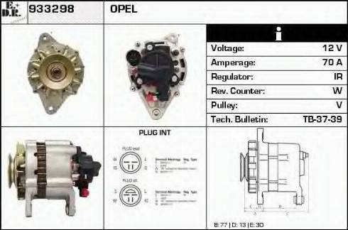 EDR 933298 - Генератор autocars.com.ua