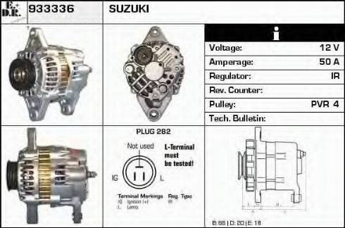 EDR 933336 - Генератор autocars.com.ua