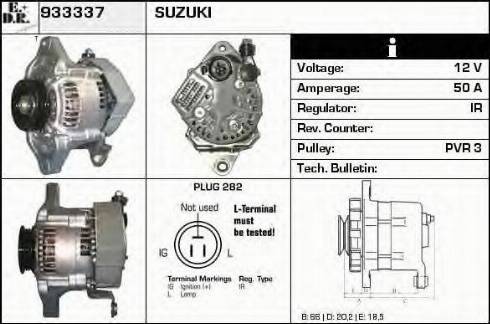 EDR 933337 - Генератор avtokuzovplus.com.ua