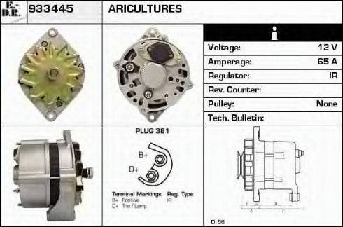 EDR 933445 - Генератор avtokuzovplus.com.ua