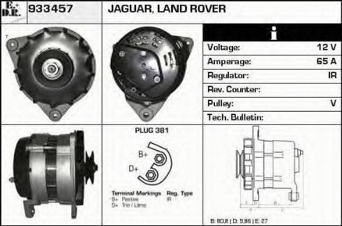 EDR 933457 - Генератор autocars.com.ua