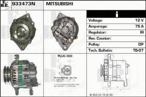 EDR 933473N - Генератор avtokuzovplus.com.ua