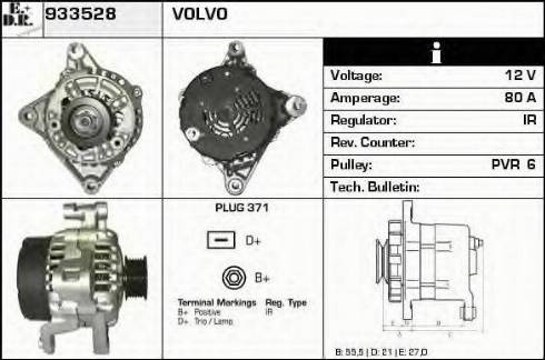 EDR 933528 - Генератор autocars.com.ua