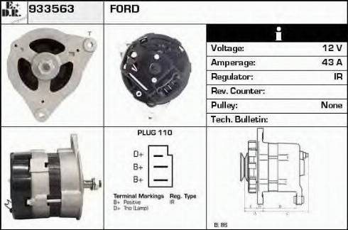 EDR 933563 - Генератор autocars.com.ua