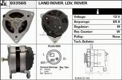 EDR 933565 - Генератор autocars.com.ua