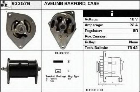 EDR 933576 - Генератор autocars.com.ua