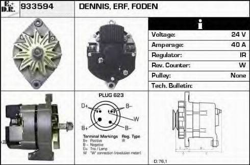 EDR 933594 - Генератор autocars.com.ua