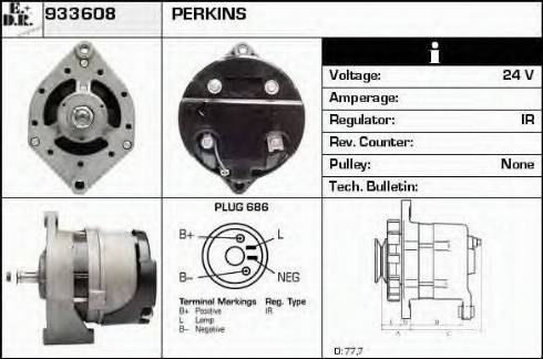 EDR 933608 - Генератор autocars.com.ua