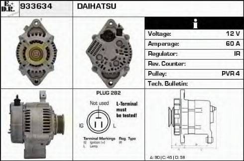 EDR 933634 - Генератор autocars.com.ua