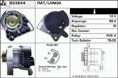 EDR 933644 - Генератор autocars.com.ua