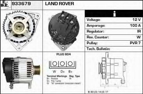 EDR 933679 - Генератор autocars.com.ua