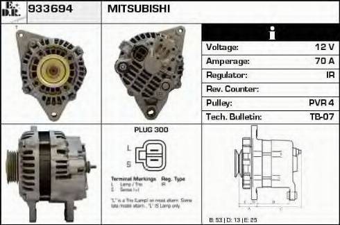 EDR 933694 - Генератор autocars.com.ua