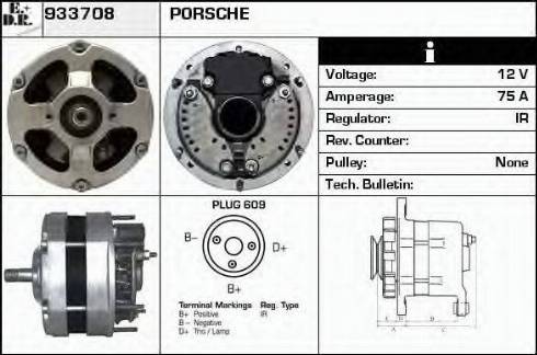 EDR 933708 - Генератор avtokuzovplus.com.ua